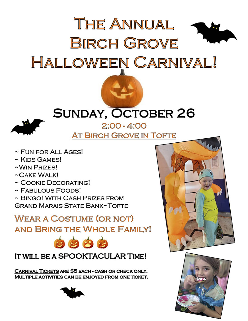 Annual PTO Halloween Carnival flyer